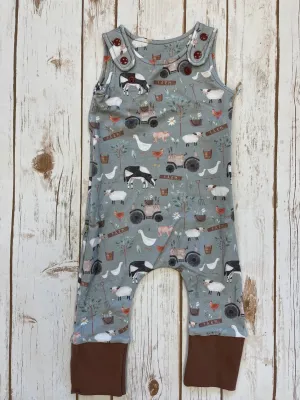 WCC - Grow With Me Romper - Farm