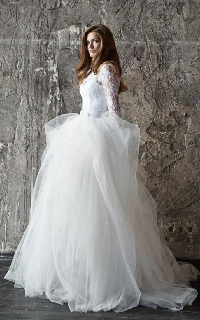 Wedding Lace Wedding Long Sleevs Wedding Vera Dress-711433
