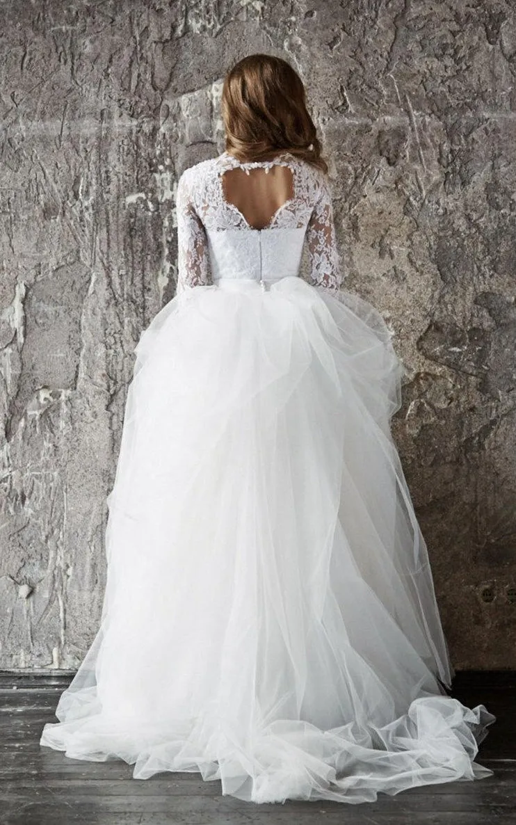 Wedding Lace Wedding Long Sleevs Wedding Vera Dress-711433