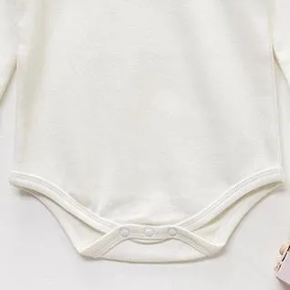 White Classic Peter Pan Collar Romper