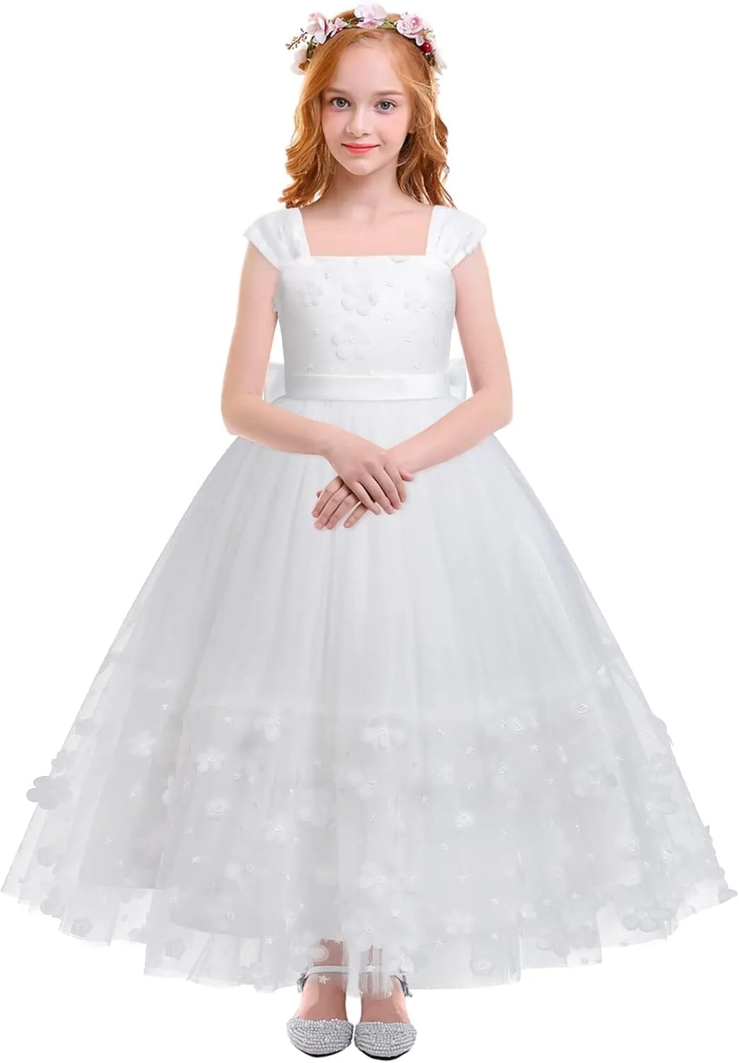 White Communion dress