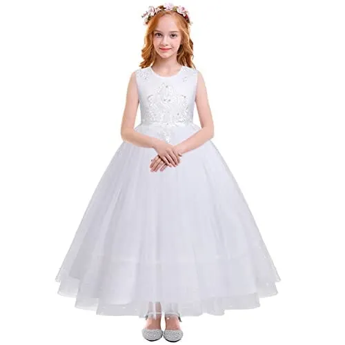 White Communion dress