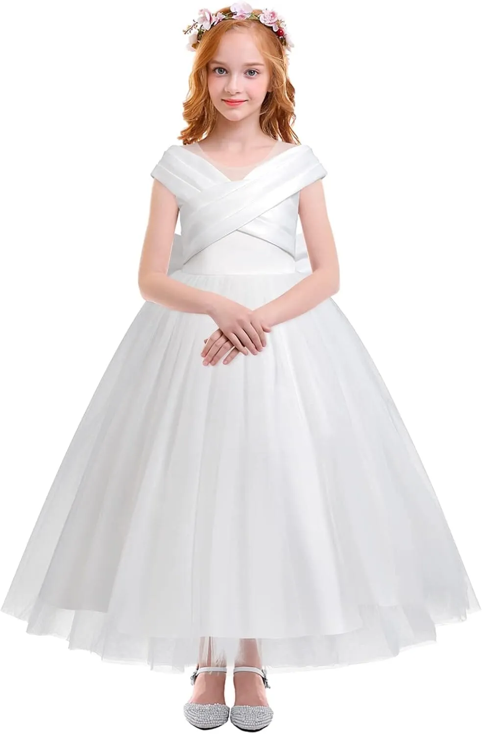 White Communion dress