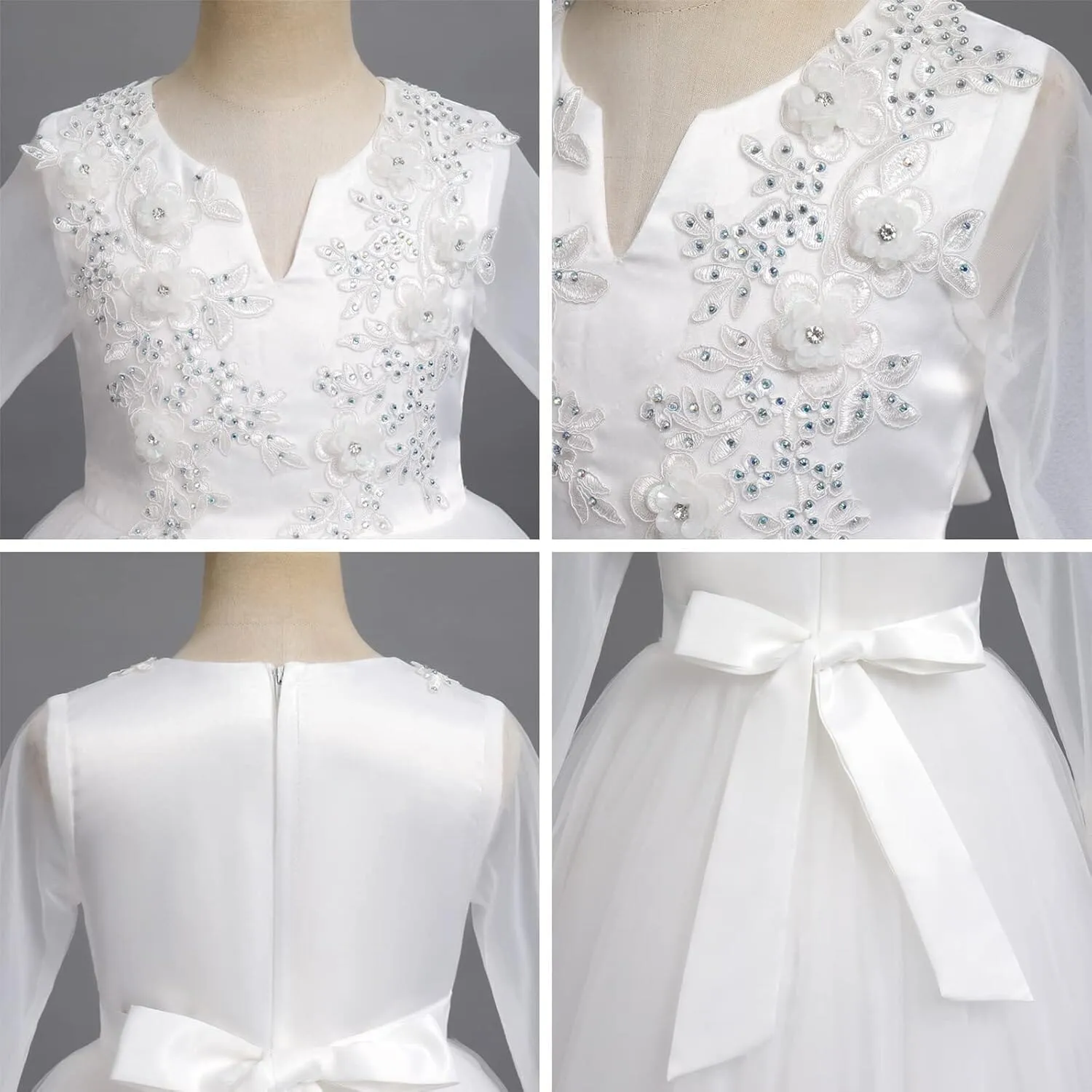 White Communion dress