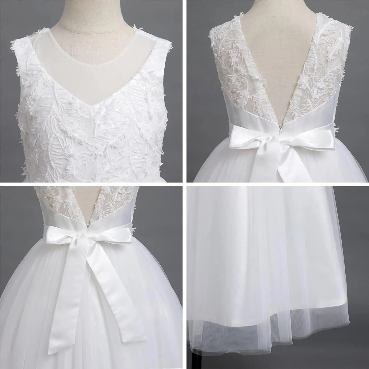 White Communion dress