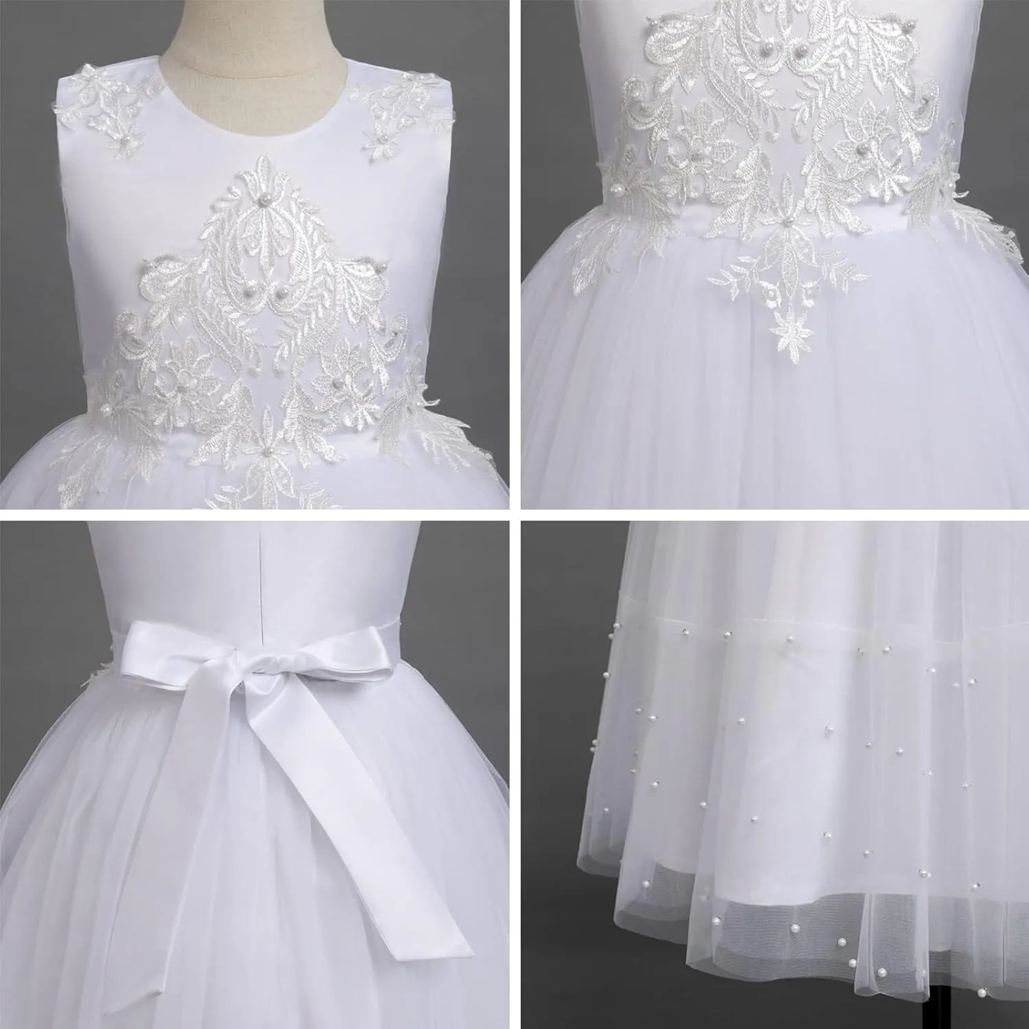 White Communion dress