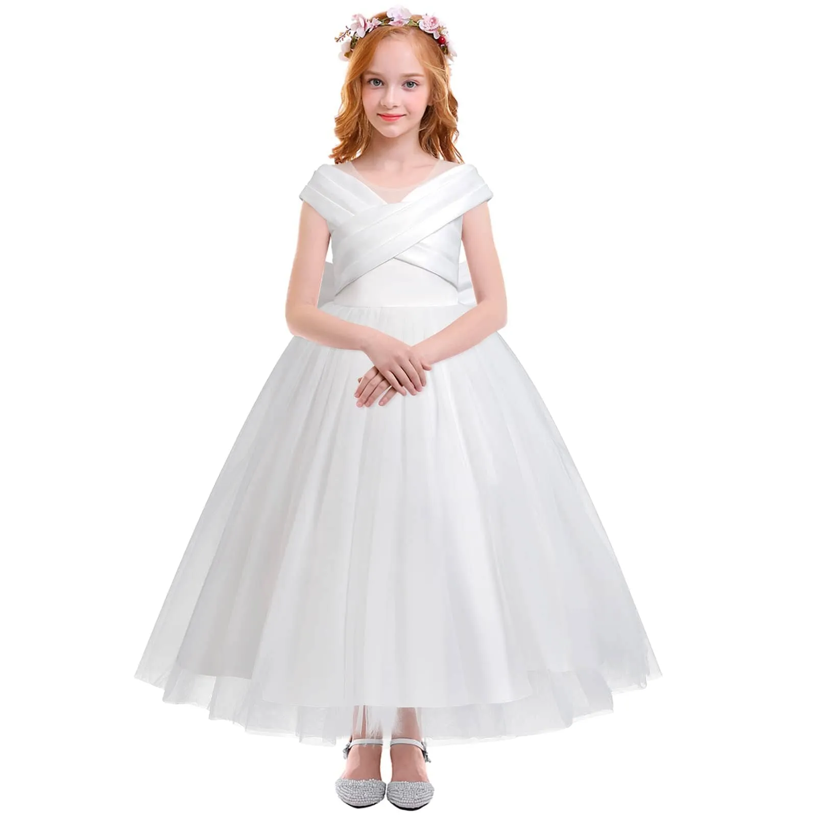 White Communion dress