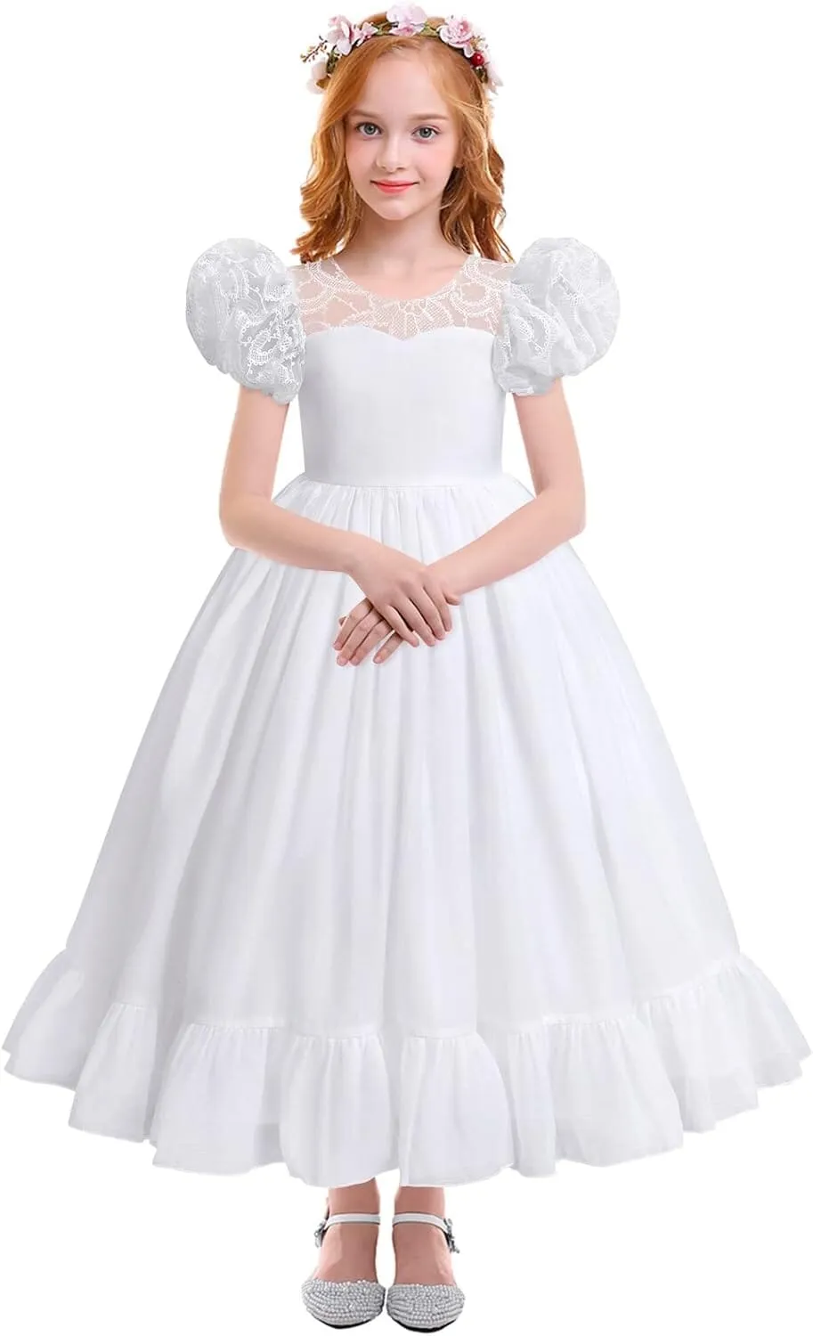 White Communion dress