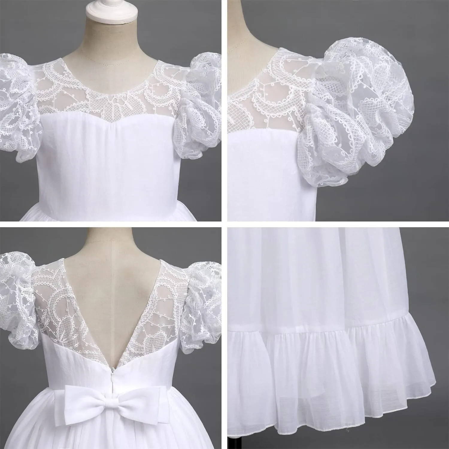 White Communion dress