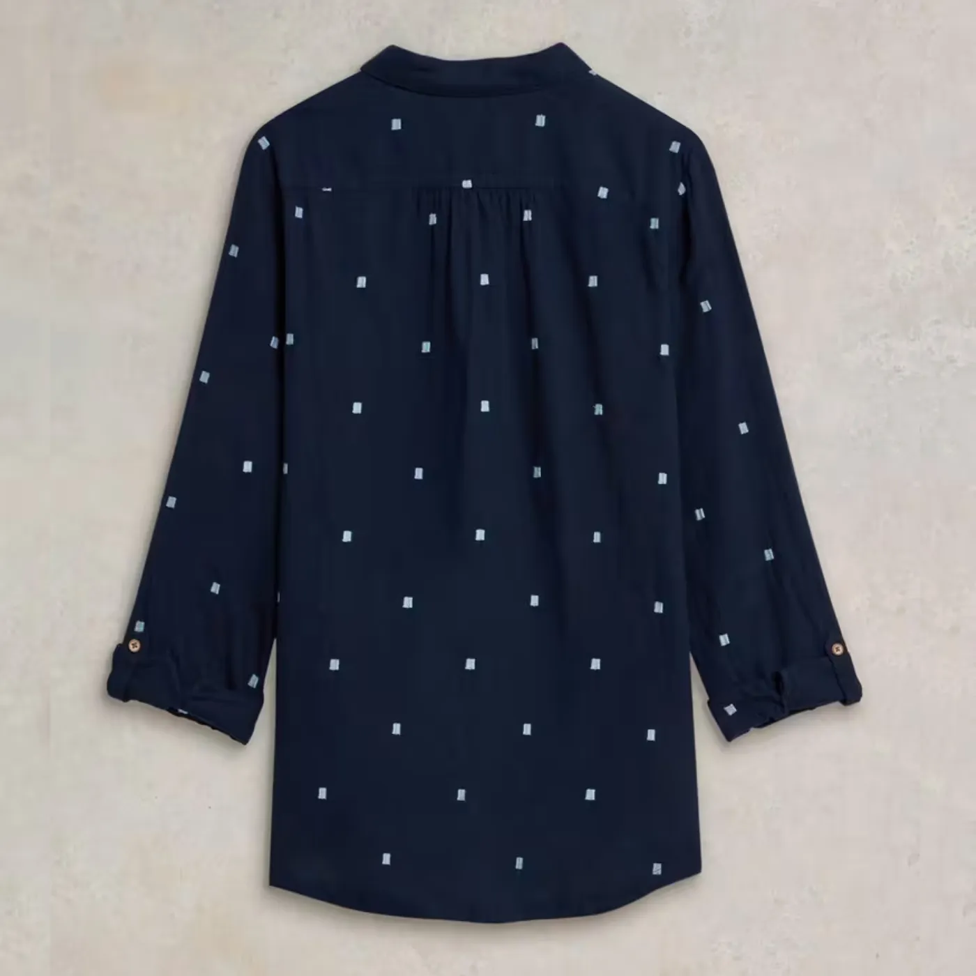 White Stuff Sophie Organic Cotton Shirt | Dark Navy