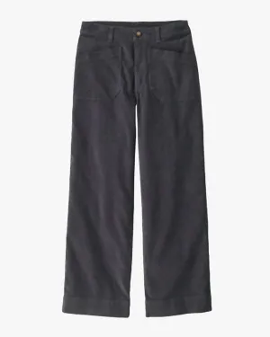 Wide-Leg Cord Pants In Smolder Blue | Smolder Blue
