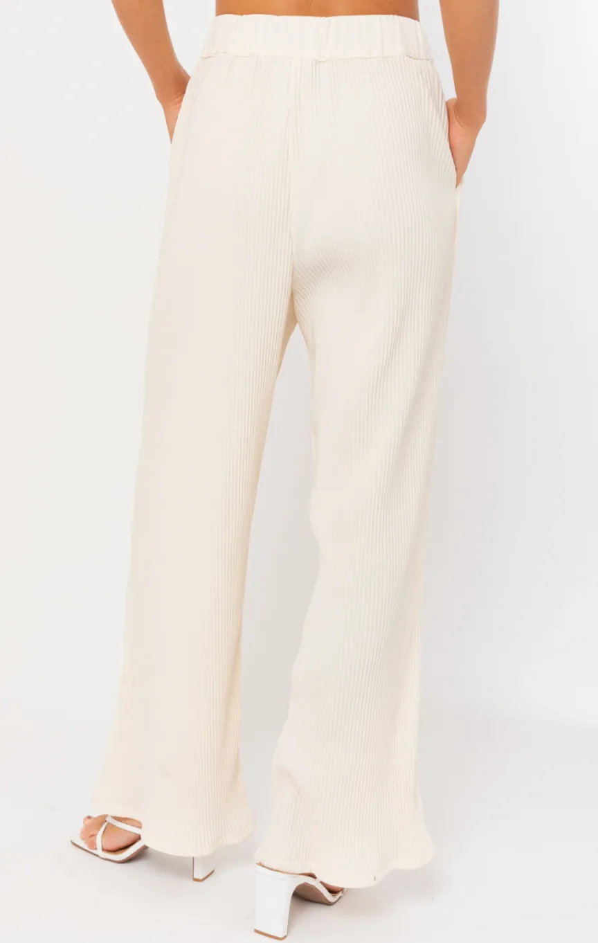 Wide Leg Pleated Pants