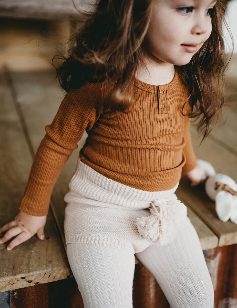 Willow Long Sleeve Top - Antique Gold