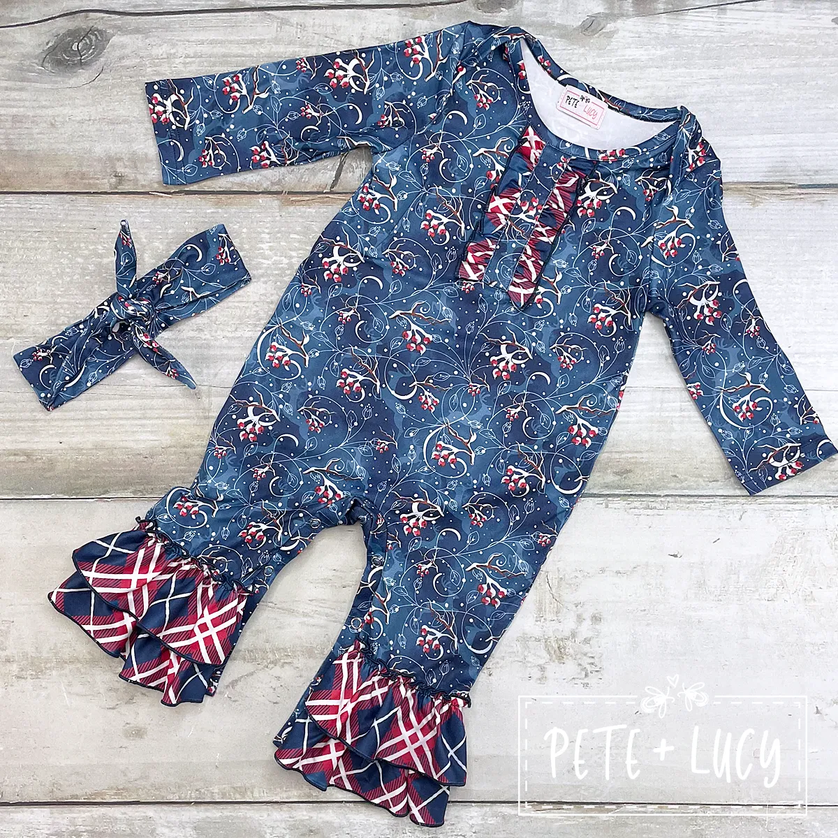 Winter Girl's  Romper