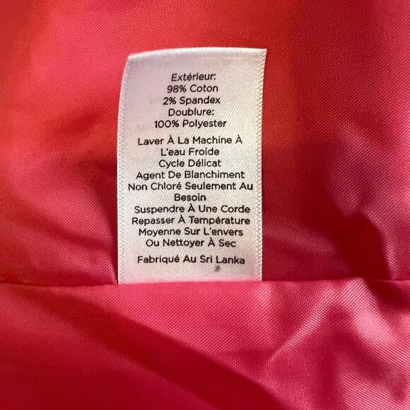 Woman's Talbot's Pink Corduroy Blazer, Perfect for spring or summer time, Size 1