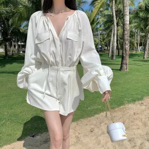 Women Fashion Summer Jumpsuit Shorts
