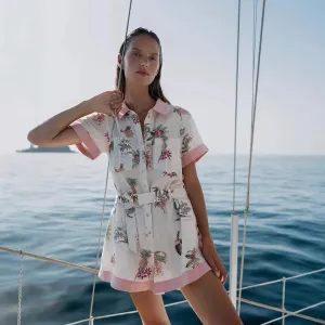 Women's Casual Daily Bodysuits Streetwear Printing Shorts Rompers
