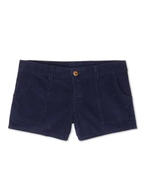 Women's Corduroy Shorts - Navy