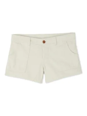Women's Corduroy Shorts - Stone
