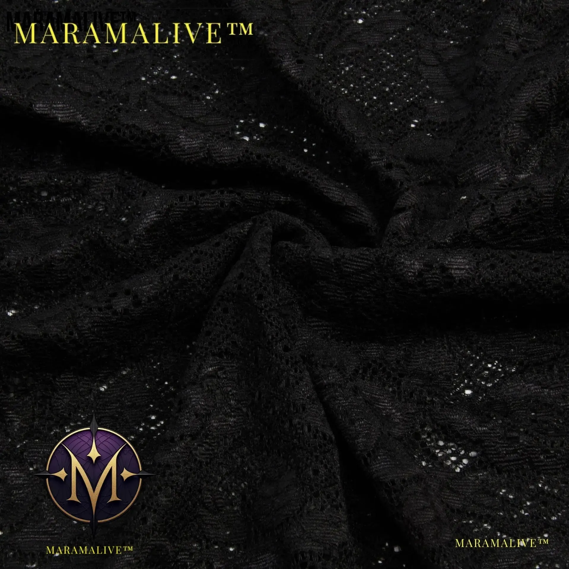 Women's Gothic Vintage Lolita Black Lace Dress Maramalive™