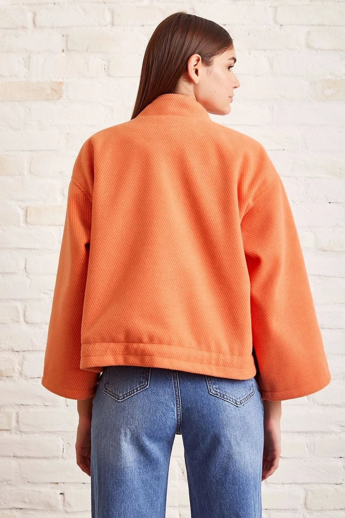 Women's Lace-up Crop Jacket