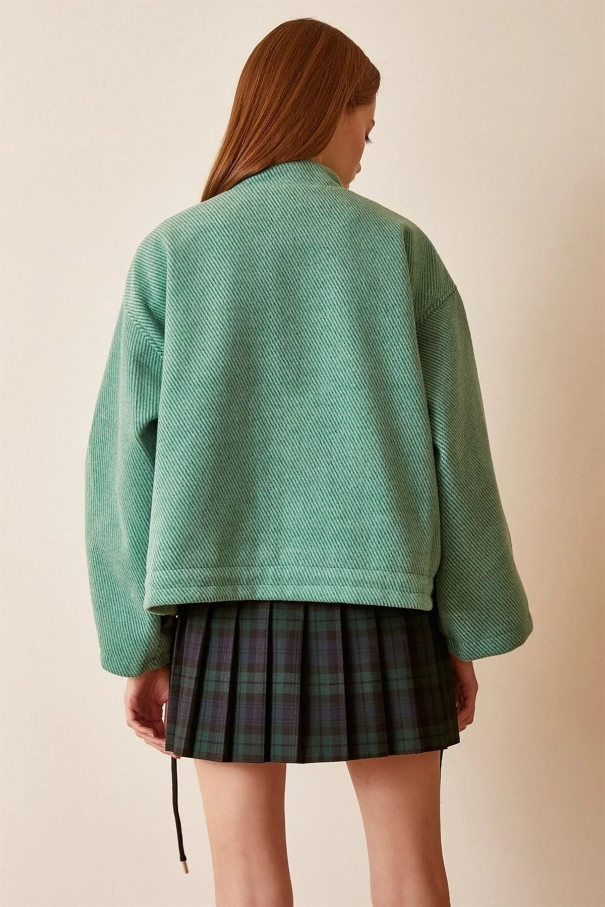 Women's Lace-up Crop Jacket