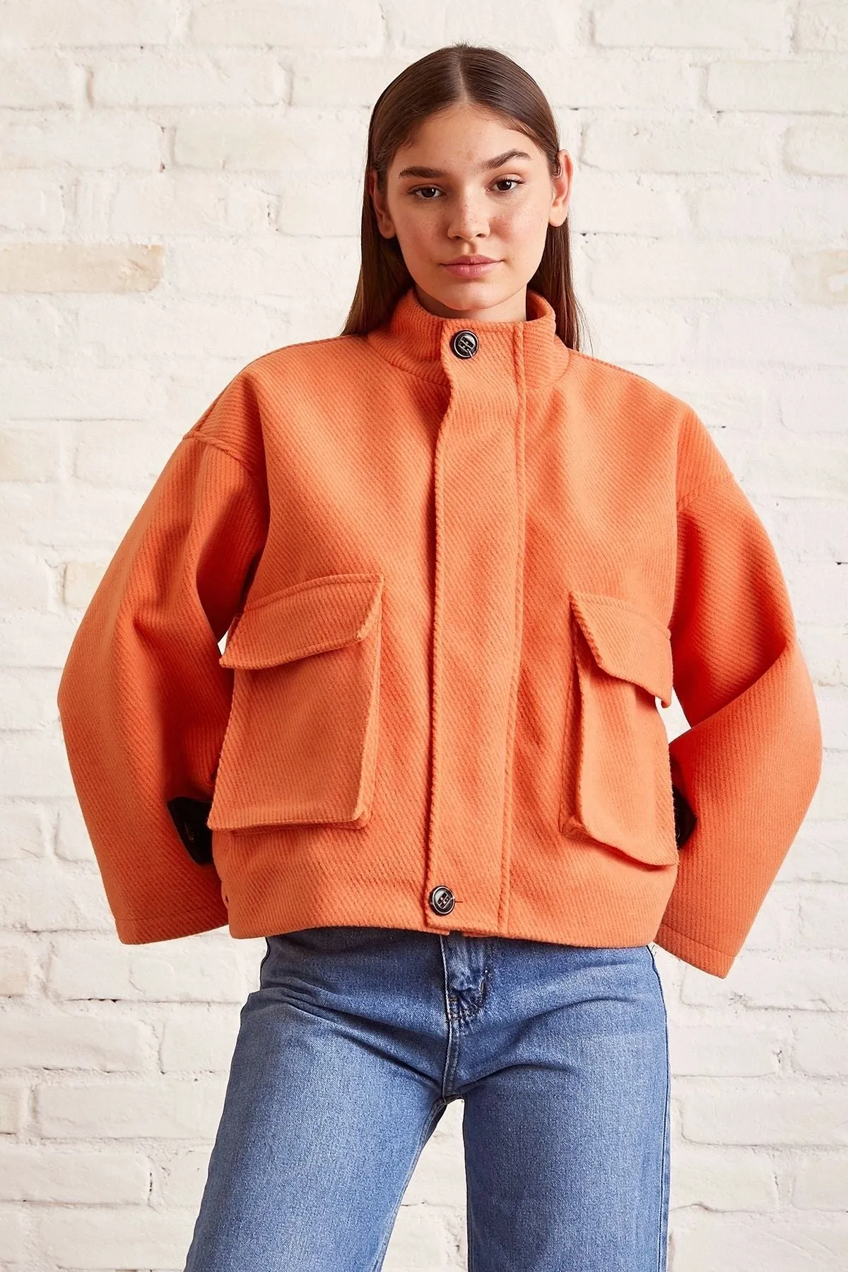 Women's Lace-up Crop Jacket