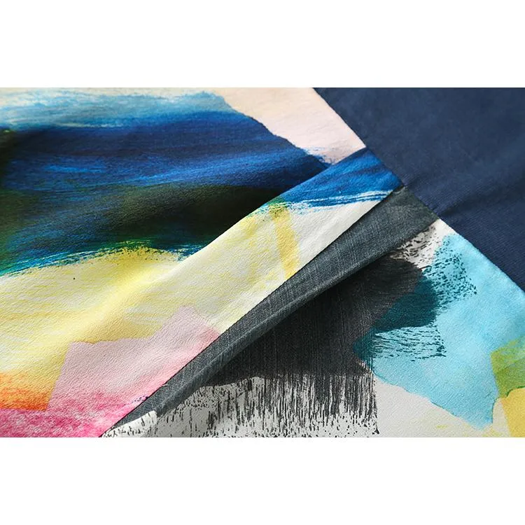 Women's silk and cotton tops