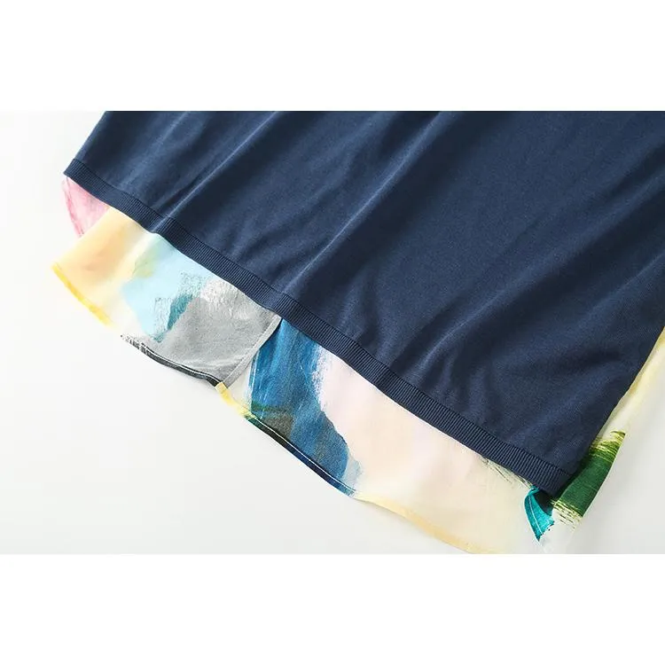 Women's silk and cotton tops