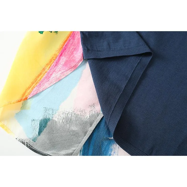 Women's silk and cotton tops