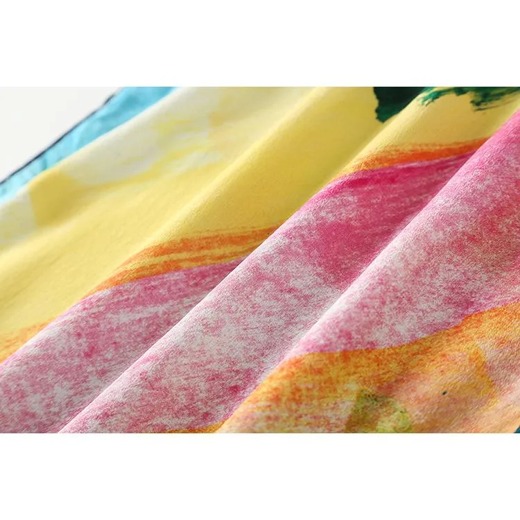 Women's silk and cotton tops