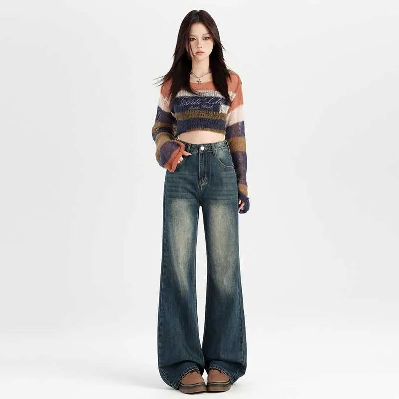 Women's Slimming And Straight Narrow Version Mop Pants