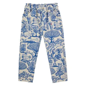 Wonderland All Over Micro Corduroy Paperbag Pants