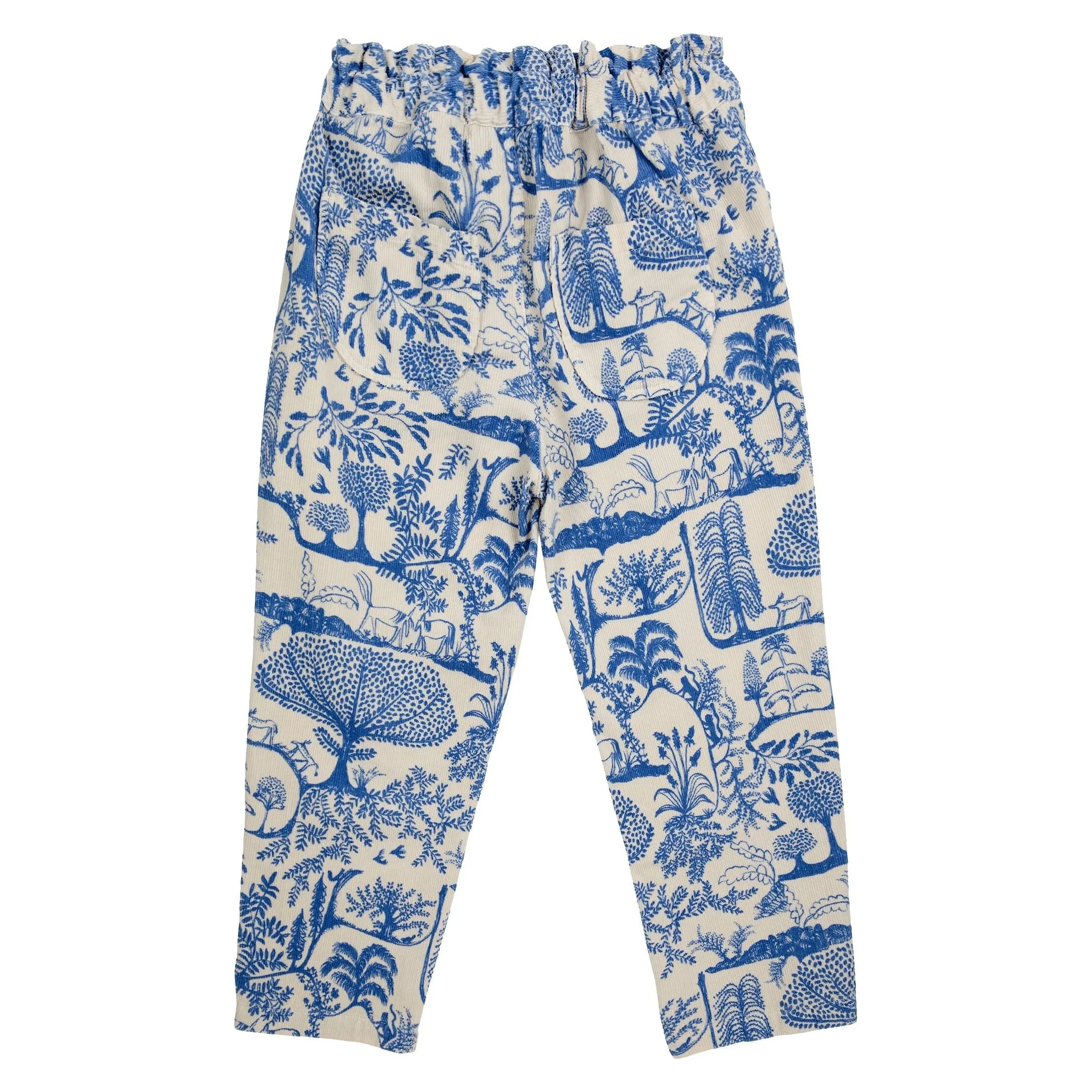Wonderland All Over Micro Corduroy Paperbag Pants