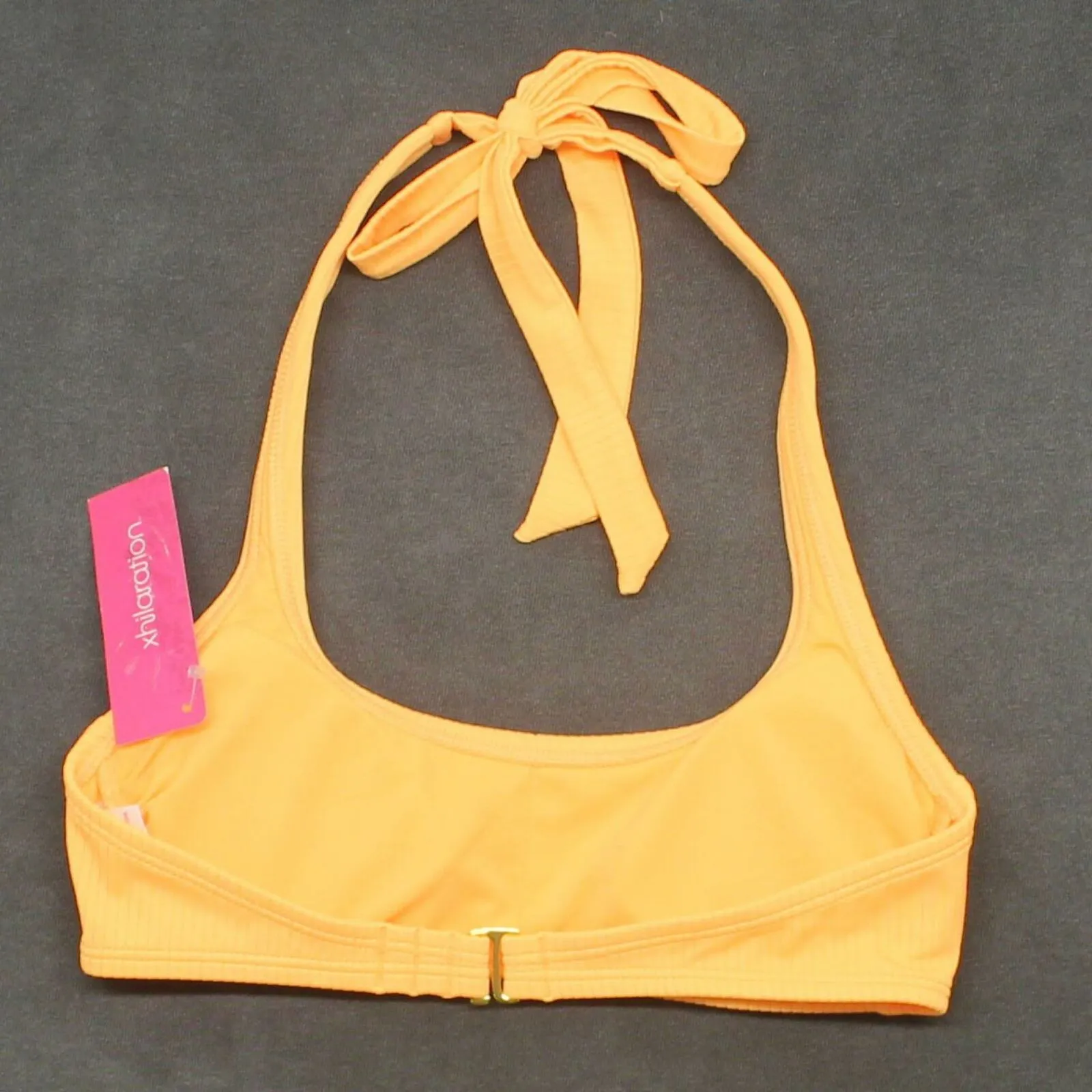 Xhilaration Women's Ribbed Halter Bralette Bikini Top
