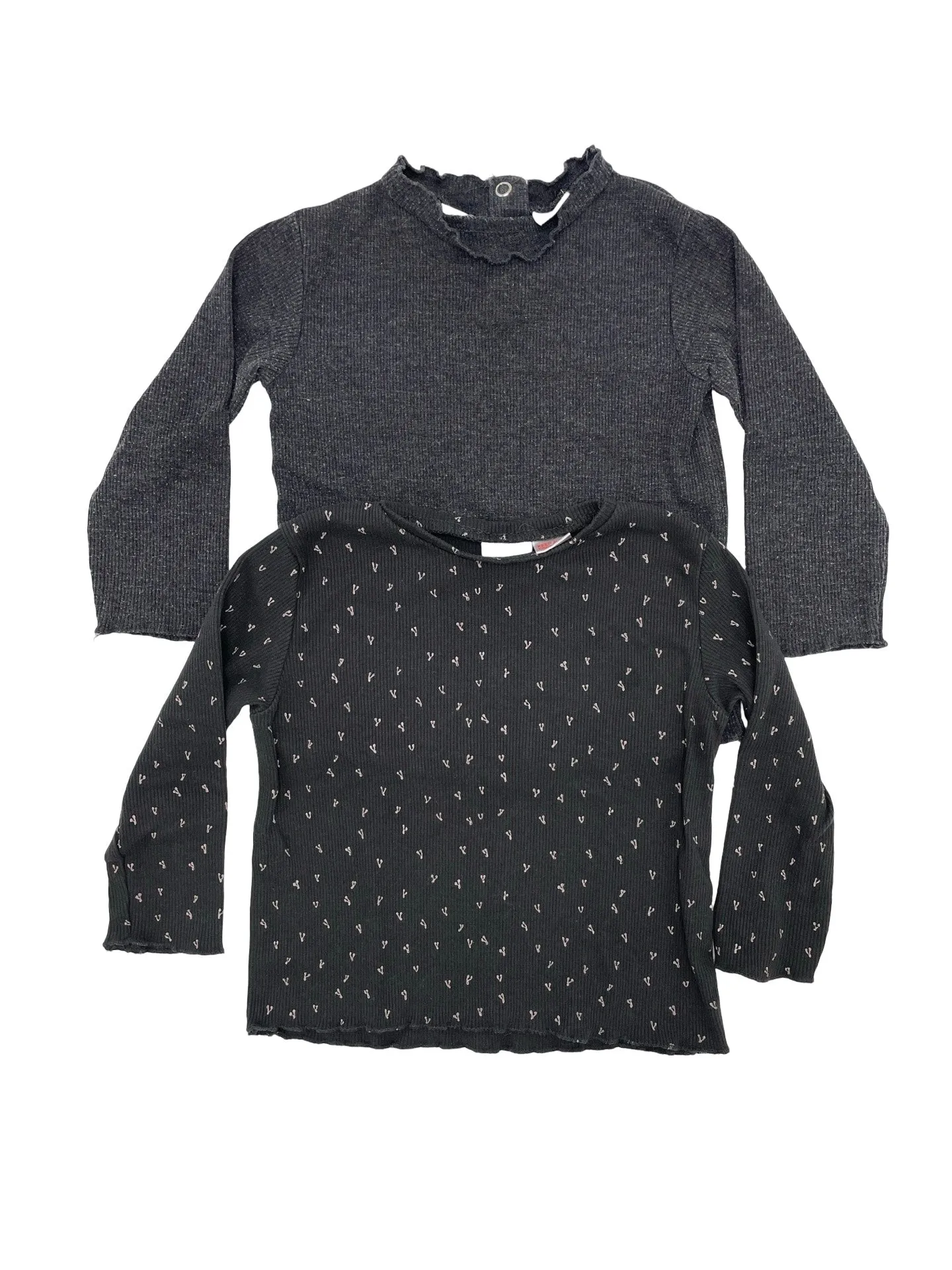 Zara rib tops(x2) - 12-18m