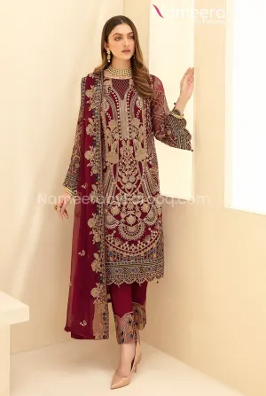 Zara Shahjahan Pakistani Embroidered Dress Online #PF98