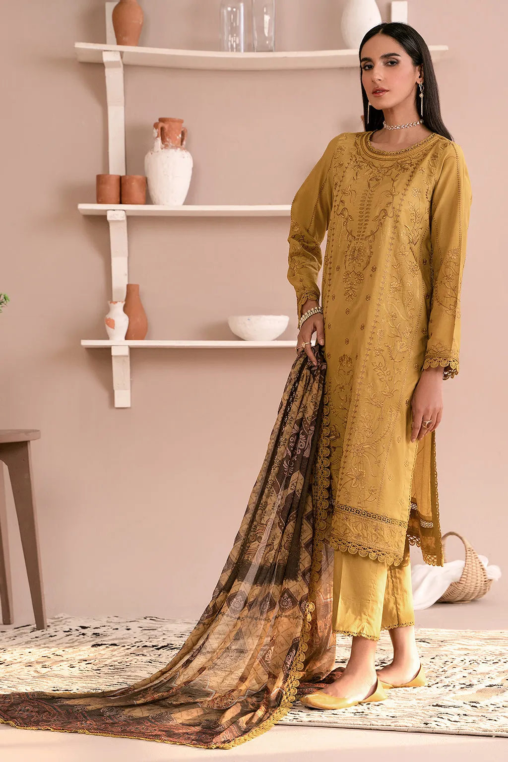 ZEA 03 HONEY | Zarif Unstitched Lawn | Eid Ul Adha Collection23