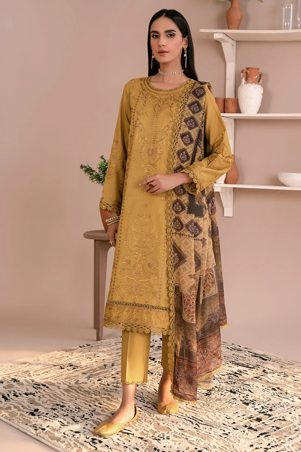 ZEA 03 HONEY | Zarif Unstitched Lawn | Eid Ul Adha Collection23