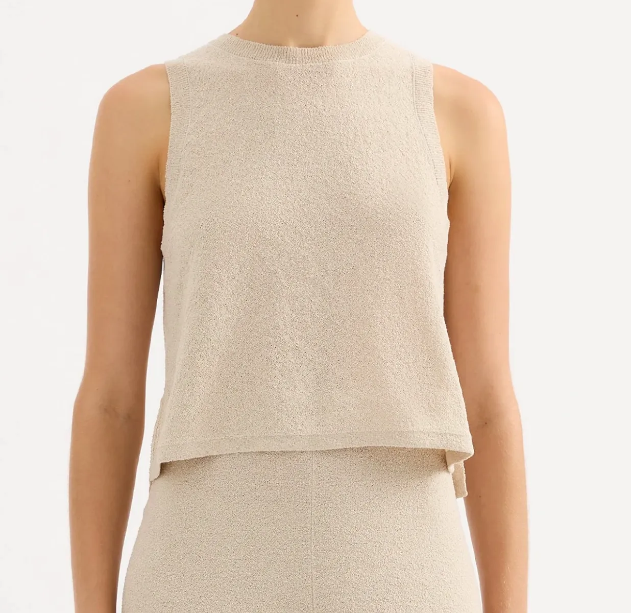 Zosia Knit Tank - Bone